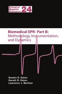 Imagen de portada: Biomedical EPR - Part B: Methodology, Instrumentation, and Dynamics 1st edition 9780306485329