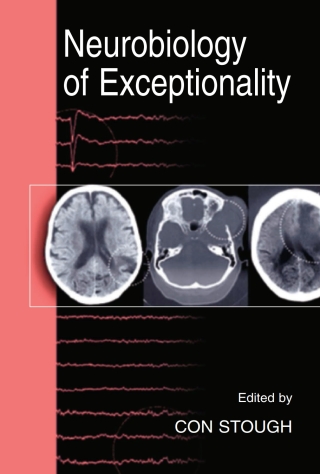 Cover image: Neurobiology of Exceptionality 1st edition 9780306484766