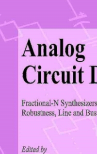 Cover image: Analog Circuit Design 1st edition 9781402075599