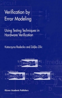 Cover image: Verification by Error Modeling 9781441954022