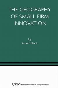 Cover image: The Geography of Small Firm Innovation 9781402076121