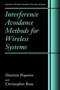 Cover image: Interference Avoidance Methods for Wireless Systems 9780306481888