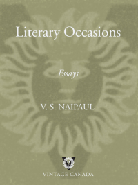 Cover image: Literary Occasions 9780676975956