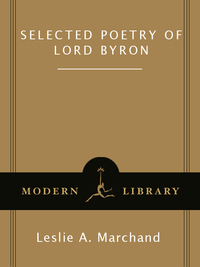 Cover image: Selected Poetry of Lord Byron 9780375758140