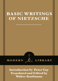 Cover image: Basic Writings of Nietzsche 9780679783398