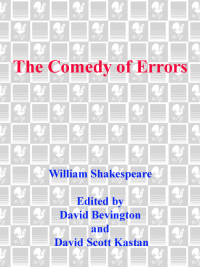 Cover image: The Comedy of Errors 9780553212914