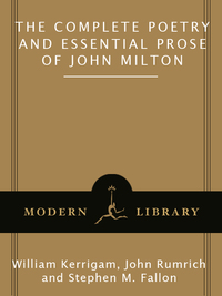 Cover image: The Complete Poetry and Essential Prose of John Milton 9780679642534
