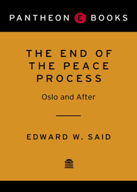 Cover image: The End of the Peace Process 9780375725746