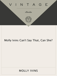 Cover image: Molly Ivins Can't Say That, Can She? 9780679741831