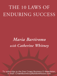 Cover image: The 10 Laws of Enduring Success 9780307452528