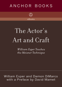 Cover image: The Actor's Art and Craft 9780307279262