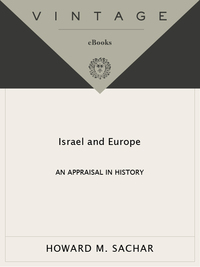Cover image: Israel and Europe 9780679776130
