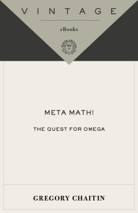 Cover image: Meta Math! 9781400077977