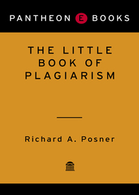 Cover image: The Little Book of Plagiarism 9780375424755