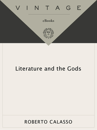 Cover image: Literature and the Gods 9780375725432