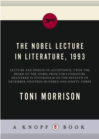 Cover image: The Nobel Lecture In Literature, 1993 9780679434375