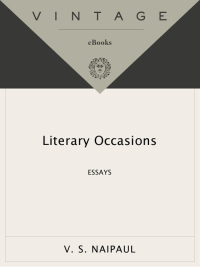 Cover image: Literary Occasions 9781400031306