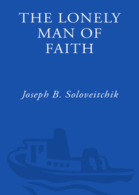 Cover image: The Lonely Man of Faith 9780385514088