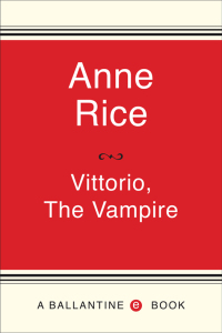 Cover image: Vittorio, the Vampire 9780345422392
