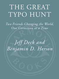 Cover image: The Great Typo Hunt 9780307591074