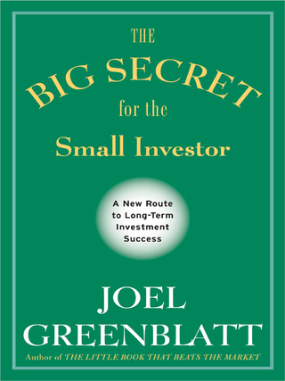 Cover image: The Big Secret for the Small Investor 9780385525077