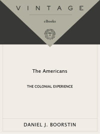 Cover image: The Americans: The Colonial Experience 9780394705132