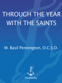Cover image: Through the Year with the Saints 9780385240628