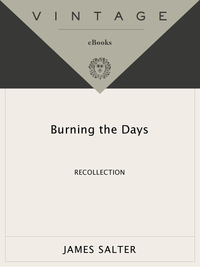 Cover image: Burning the Days 9780394759487
