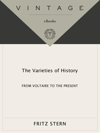 Cover image: The Varieties of History 9780394719627