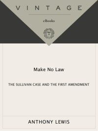Cover image: Make No Law 9780679739395