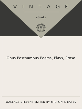 Cover image: Opus Posthumous 9780679725343
