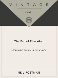 Cover image: The End of Education 9780679750314