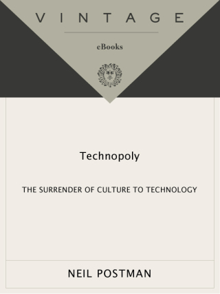 Cover image: Technopoly 9780679745402