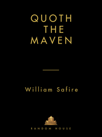 Cover image: Quoth the Maven 9780679423249