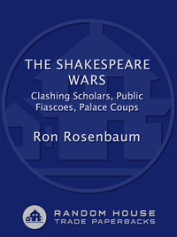 Cover image: The Shakespeare Wars 9780812978360