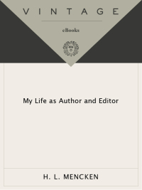 Cover image: My Life as Author and Editor 9780679741022