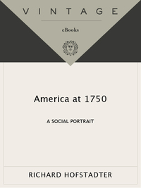 Cover image: America at 1750 9780394717951