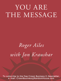 Cover image: You Are the Message 9780385265423