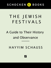 Cover image: The Jewish Festivals 9780805209372