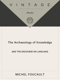 Cover image: The Archaeology of Knowledge 9780394711065