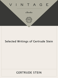 Cover image: Selected Writings of Gertrude Stein 9780679724643