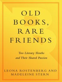 Cover image: Old Books, Rare Friends 9780385485159