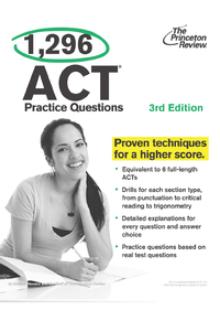 Cover image: 1,296 ACT Practice Questions, 3rd Edition 3rd edition 9780307945709