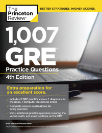 Cover image: 1,007 GRE Practice Questions 4th edition 9780307946317