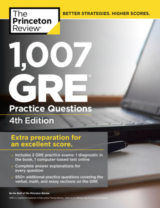 Cover image: 1,007 GRE Practice Questions 4th edition 9780307946317