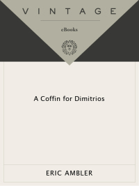 Cover image: A Coffin for Dimitrios 9780375726712