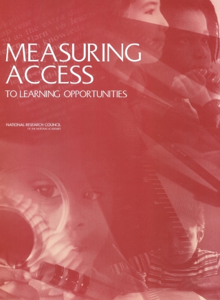 Cover image: Measuring Access to Learning Opportunities 9780309088978