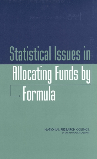 Imagen de portada: Statistical Issues in Allocating Funds by Formula 9780309087100