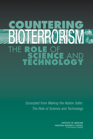 Cover image: Countering Bioterrorism 9780309086073