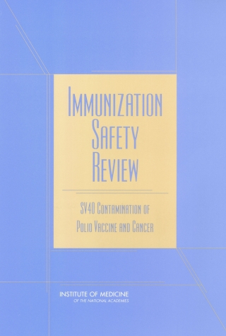 Imagen de portada: Immunization Safety Review 9780309086103